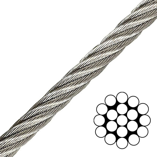 Control Cable 5/32 1X19 Ss