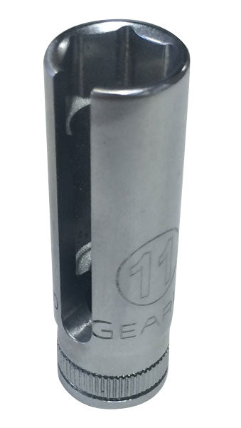 Tanis Slotted Socket - 11MM Deep 6 Sided 1/4 Drive TaU03032