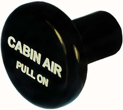 McFarlane Knob Round Black Cabin Air - 6277BA