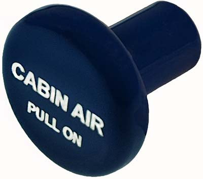 McFarlane Knob Round Blue Cabin Air - 6277LA
