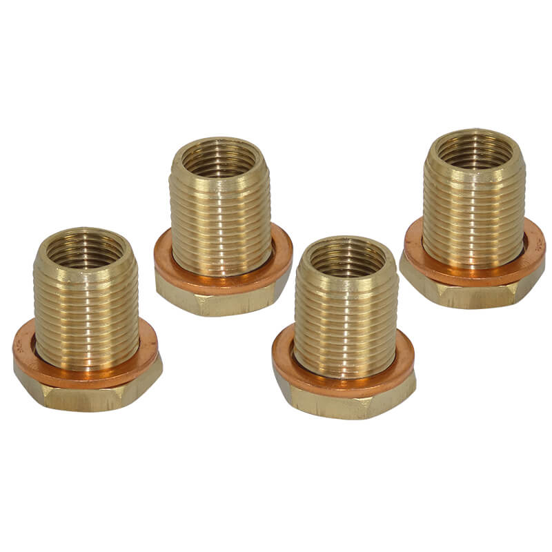 E-Mag Long Reach Plug Adapter 4Pk With Copper Gaskets