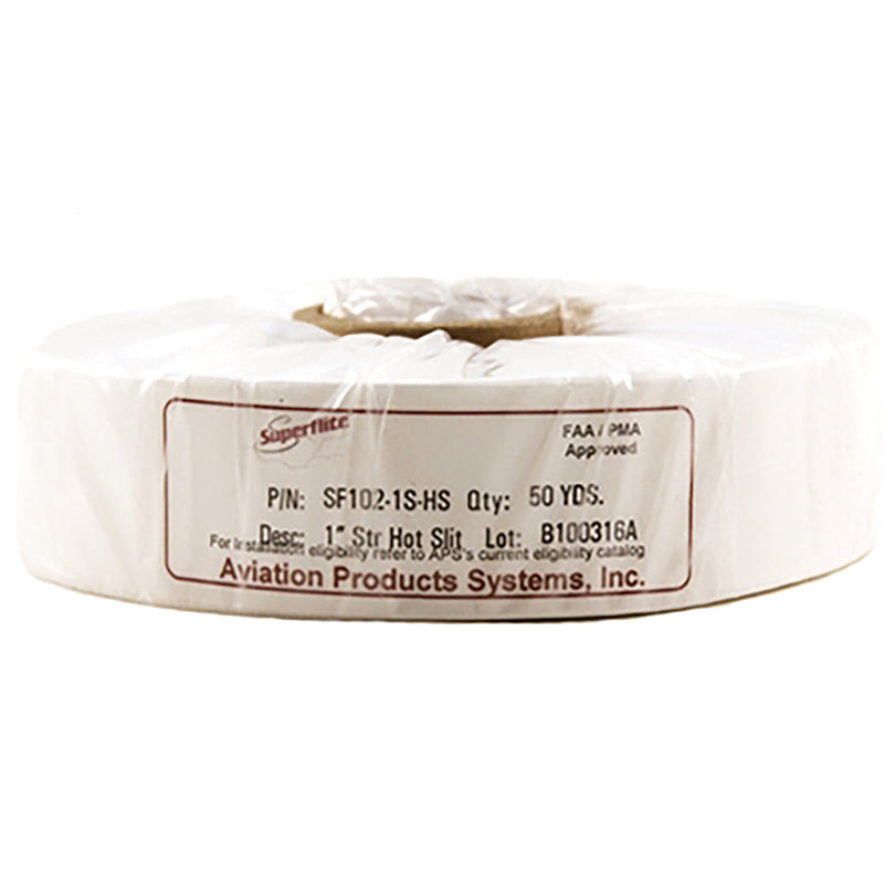 Superflite Straight 102-Hs Tape 1 X 50 Yd Roll Heat Shrunk