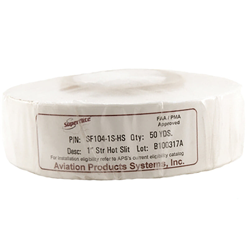 Superflite Straight 104-Hs Tape 1 X 50 Yd Roll Heat Shrunk