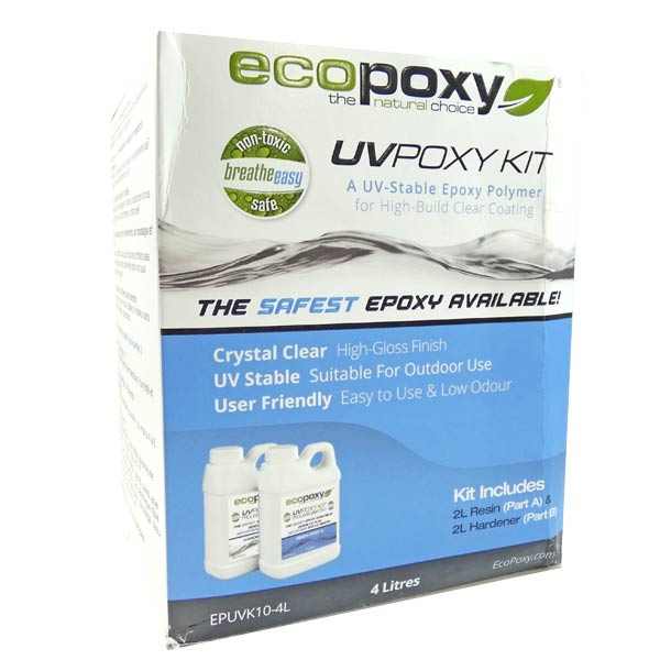 Ecopoxy Uvpoxy 4 Liter Kit