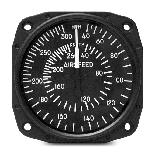 United Airspeed Indicator 40-300M/40-260K