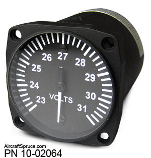 UMA 2-1/4 Volt Gauge 20V-32V 270 Degree Non-TSO
