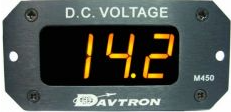 Davtron Model 450A Voltmeter Amber LED With Remote Sensing