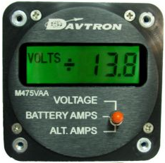 Davtron Model 475Vaa-28V-Nvg DC Volts/Batt Amp/Alt Amp 28V Lighting With Nvg