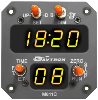 Davtron Model 811C-2A M811C-2 With Gray Faceplate