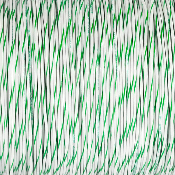 Unshielded 22GA White - Green Wire M22759/16-22-95