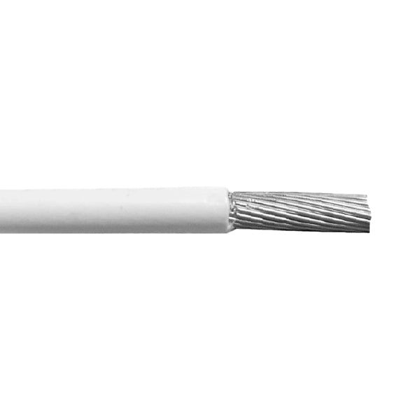 Unshielded 8GA White Wire M22759/16-8-9