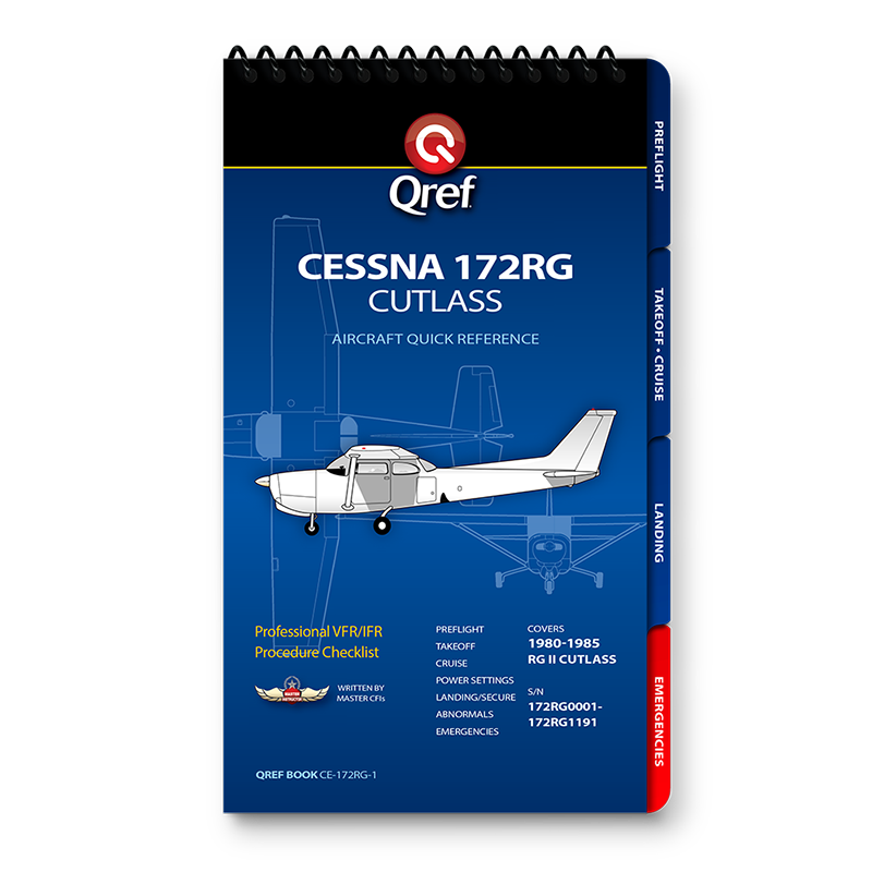 Cessna 172Rg QREF Book
