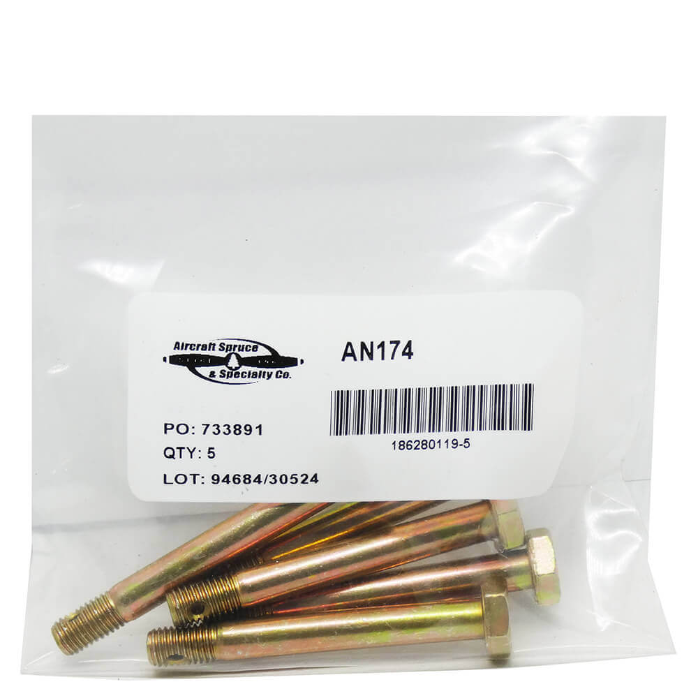 Close Tolerance Bolt AN174-14 (Pack Of 5)