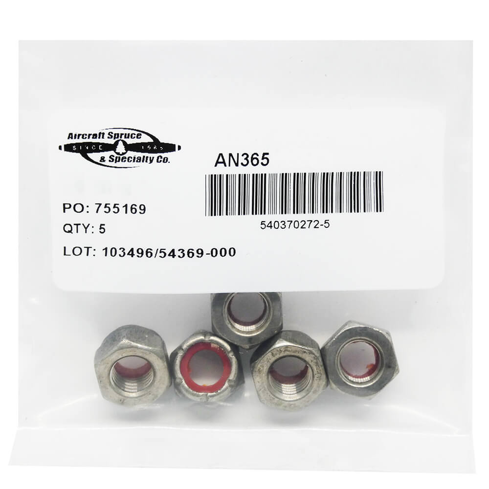 MS21044N10 Elastic Stop Nut (Pack Of 5)