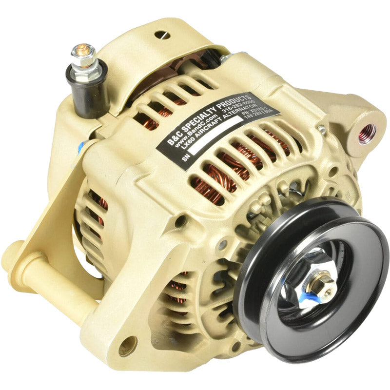 B&C Alternator Case Mount Kit For Other Starter LX-60 with LS-1B 28V - for Homebuilt