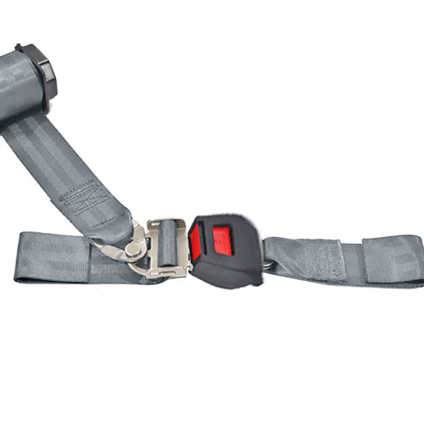 3-Pt Reel Assembly Plastic Buckle Gray