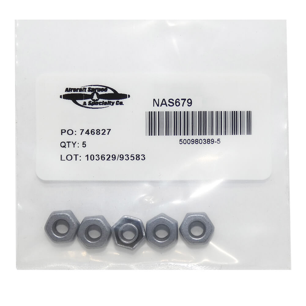 Hex Nut NAS679A4W (Pack Of 5)