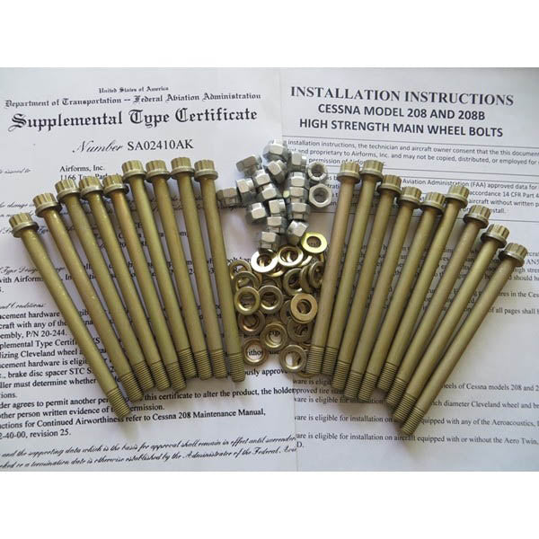 Airforms Inc. Bolt Kit -058 Hardware Only No Spacer - AFC-208BOLTKIT-058