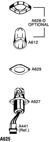Whelen A628 Lens Retainer