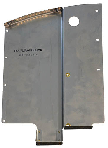 Airforms Inc. Baffle Assembly Right Aft Powder Coated - AF0755004-6-PC