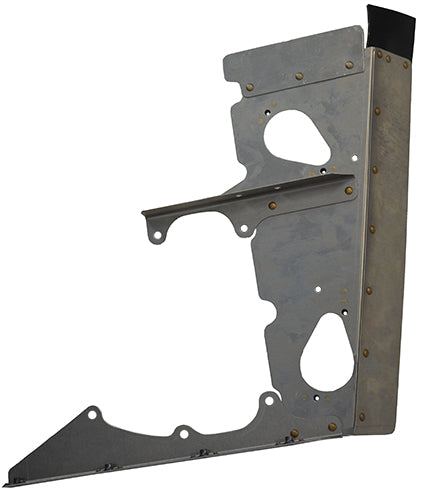 Airforms Inc. Baffle Assembly Right Hand Forward Powder Coated Black Seal - AF0755040-2-PCBK