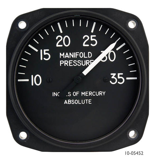 United TSO Manifold Pressure Gauge 10 To 35