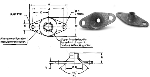 MS21049L06 Anchor Nut