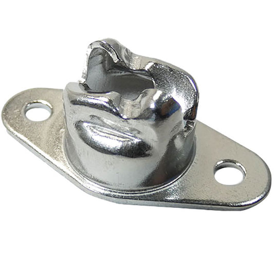 Light Weight Fixed Receptacle - Stainless SK40R17-1