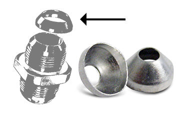 Del Fitting Seal 1/4 OD Aluminum