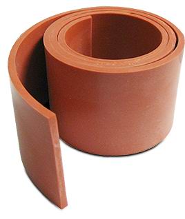 Silicone 1/8 X 2 Red