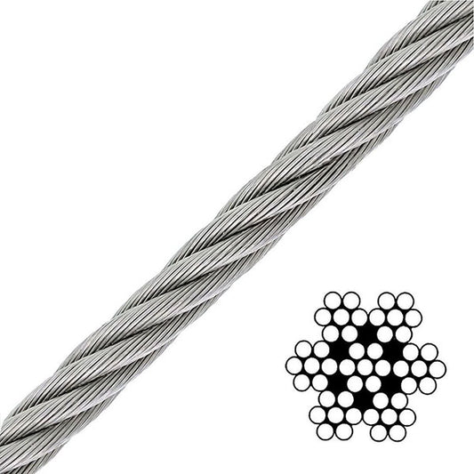 Control Cable 5/32 7X19 Galv