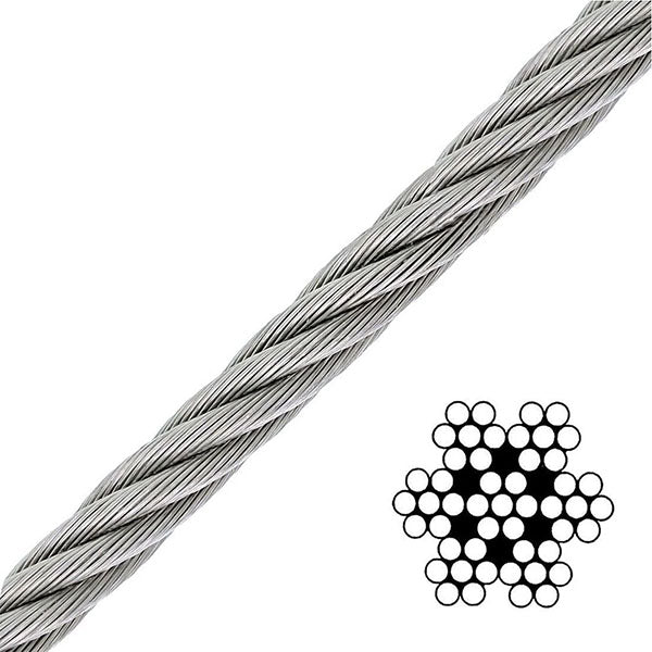 Control Cable 3/16 7X19 Galv