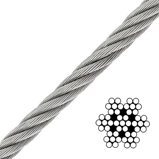 Control Cable 3/16 7X19 Galv