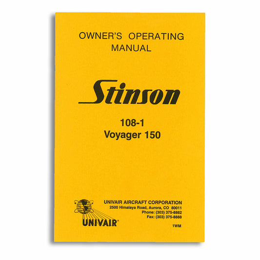 Stinson 108-1 Owners Manual
