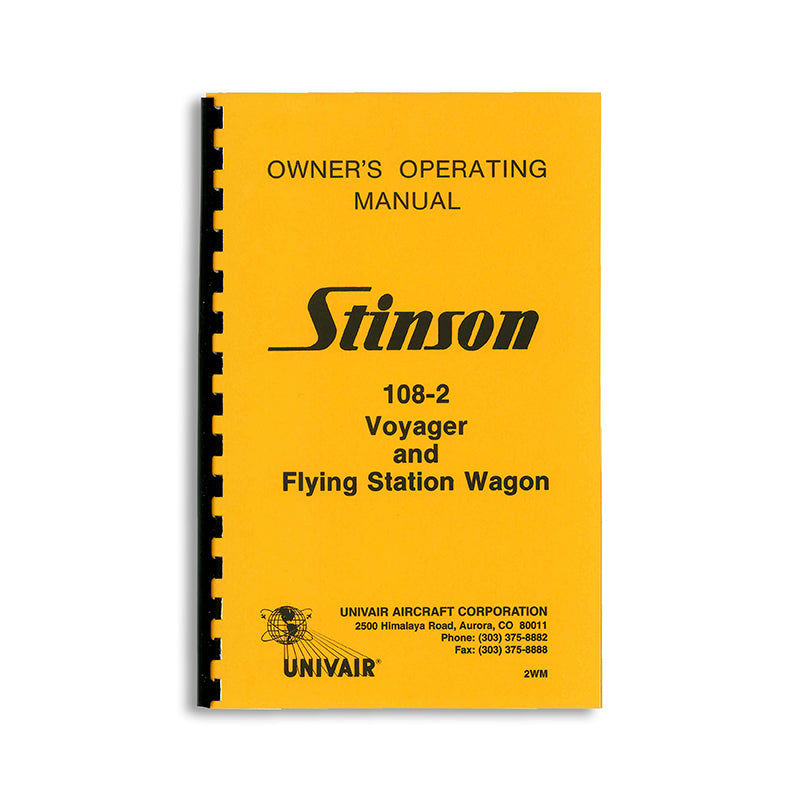 Stinson 108-2 Owners Manual