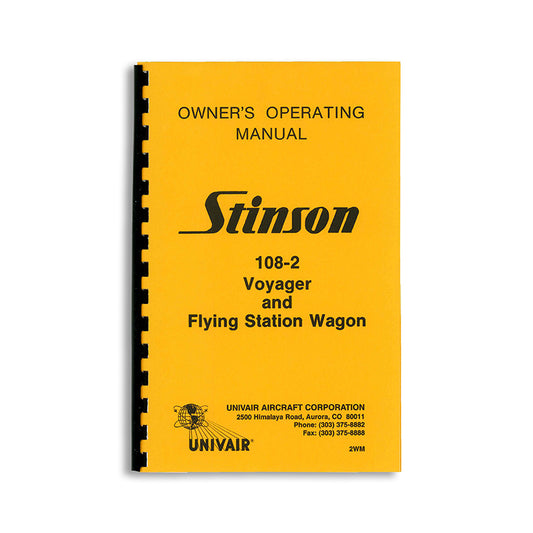 Stinson 108-2 Owners Manual