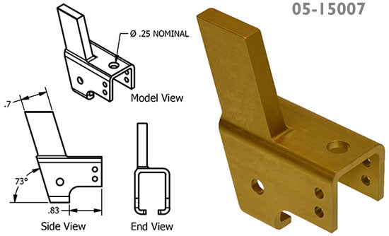 Fwd Right Hand MC1414104-65B Seat Roller Housing And Bracket Assembly
