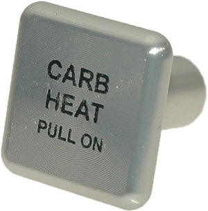 McFarlane Knob Square Clear Carb Heat - 6489CB