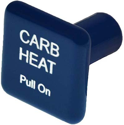 McFarlane Knob Square Blue Carb Heat - 6489LB