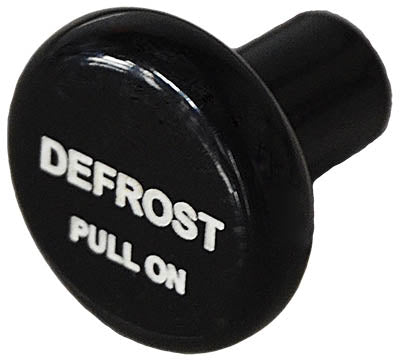 McFarlane Knob Round Black Defrost - 6277BD