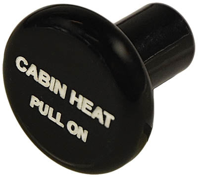 McFarlane Knob Round Black Cabin Heat - 6277BH
