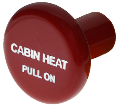 McFarlane Knob Round Red Cabin Heat - 6277RH