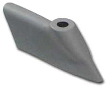 Texas Aeroplastics Cap Vertical Fin 2-1/4" Beacon - 28-0531009-1-80A