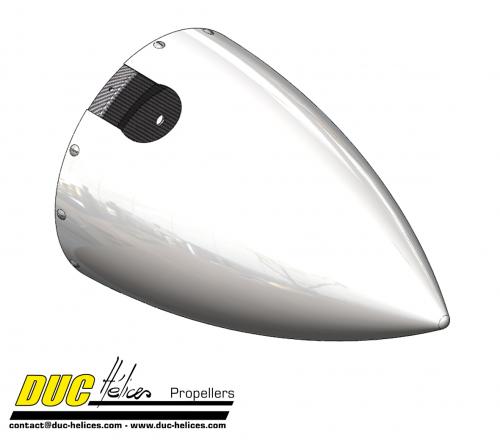 DUC 2 Blade White Spinner & Mount Plate 290MM 01-70-040