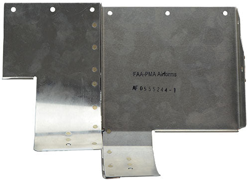 Airforms Inc. Lower L/H Rear Baffle Assembly Powder Coated - AF0555244-1-PC