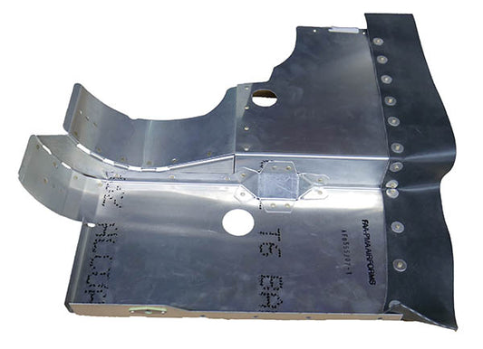 Airforms Inc. Baffle Assembly Left Hand Rear Bare Black Seal - AF0555207-1-BRBK