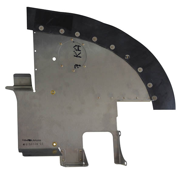 Airforms Inc. Baffle Assembly Powder Coated Black Seal - AF0750128-22-PCBK