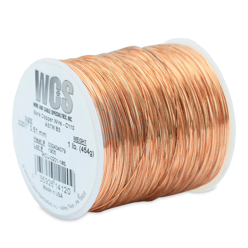 Copper 110 .0201 In Soft Temper 1Lb Spool