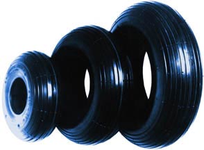 4.80-4.00X8 Ribbed Round Profile Tire