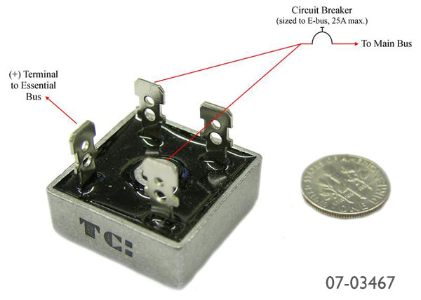 B&C D-25 Essential Bus Diode